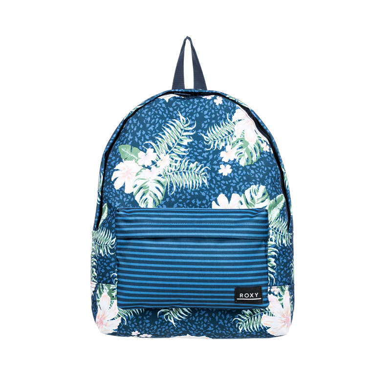 ROXY Sugar Baby Printed Backpack (Mood Indigo Animalia Blue)