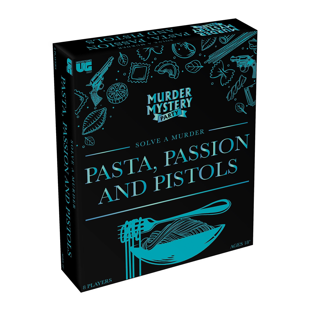 Murder Mystery Party Game – Pasta, Passion & Pistols – Rewards Shop New  Zealand